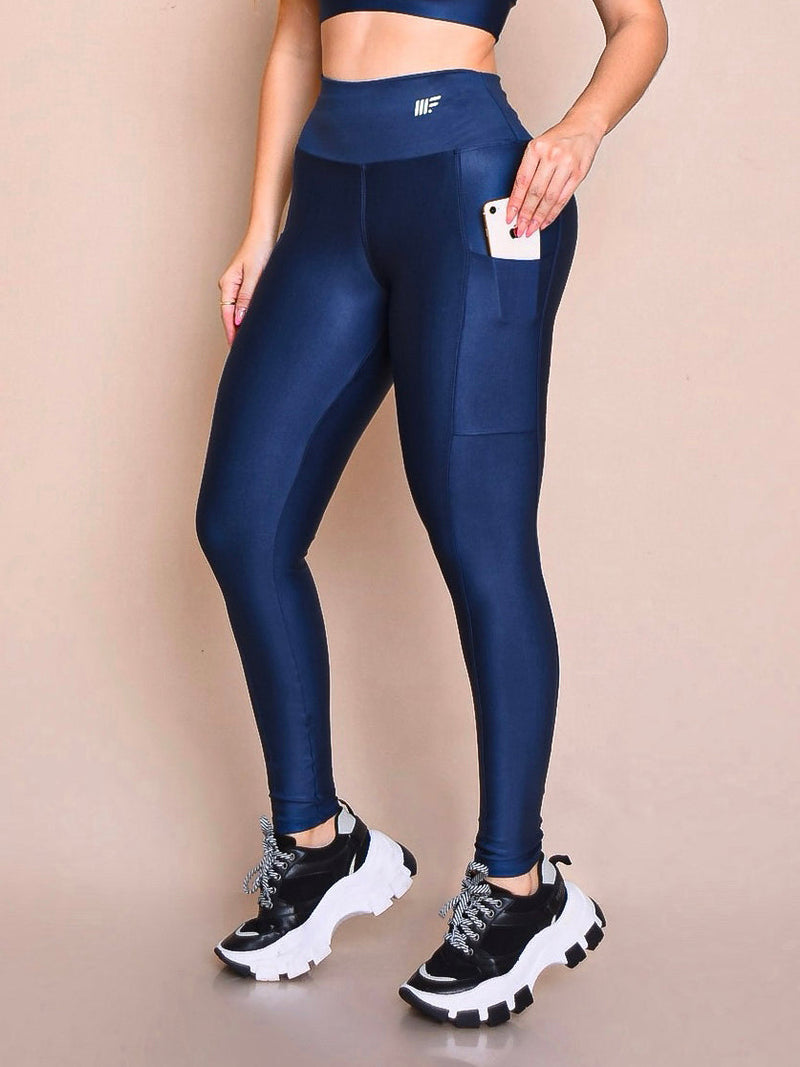 Calça Legging Com Bolso