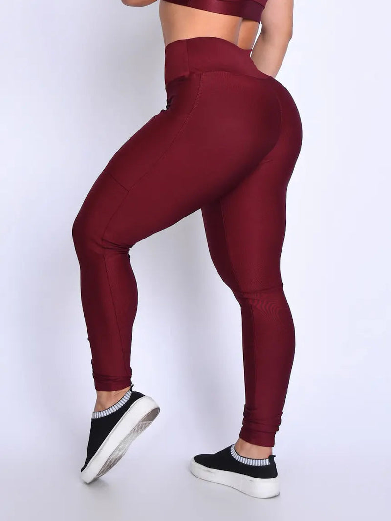 Calça Legging Com Bolso