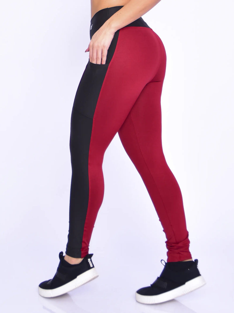 Legging Com Bolso Colorida