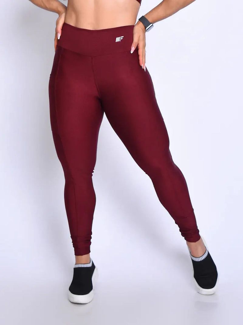 Calça Legging Com Bolso